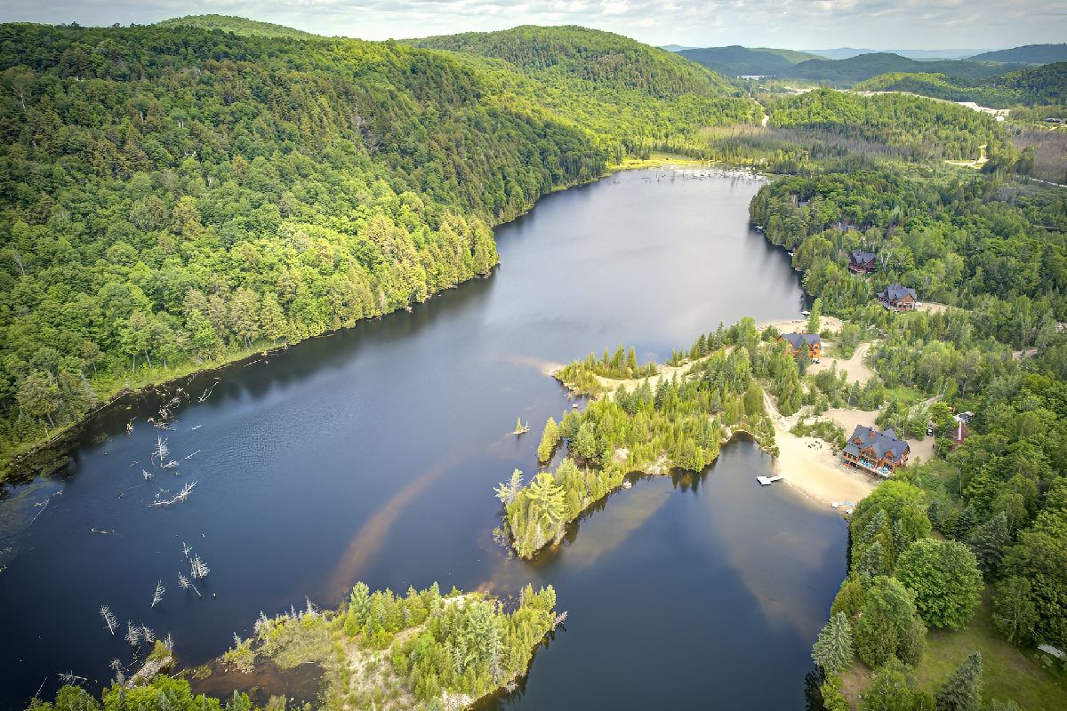 Rental chalet domain for sale in the Laurentians