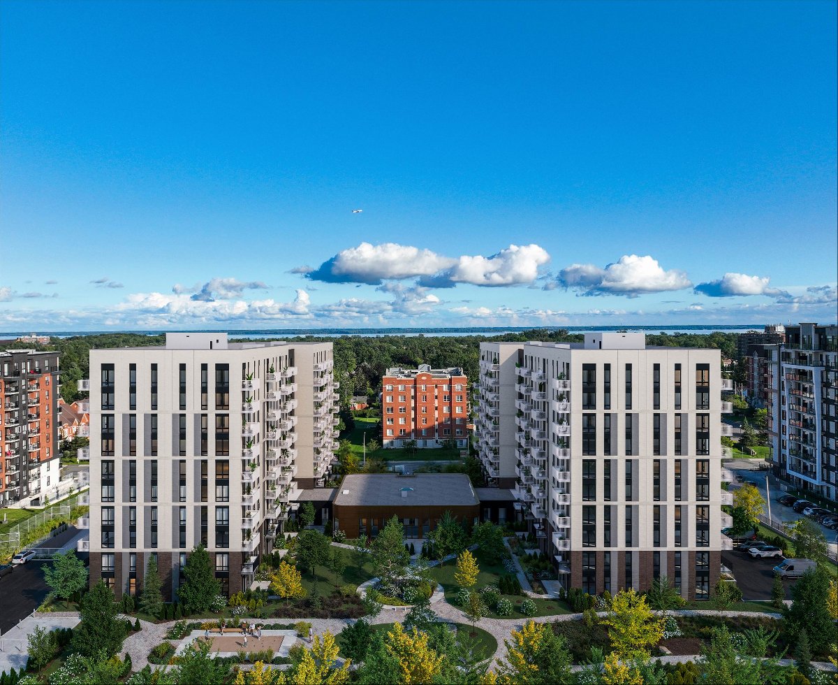 Hemisphere, upscale 5 1/2 condo in Pointe-Claire