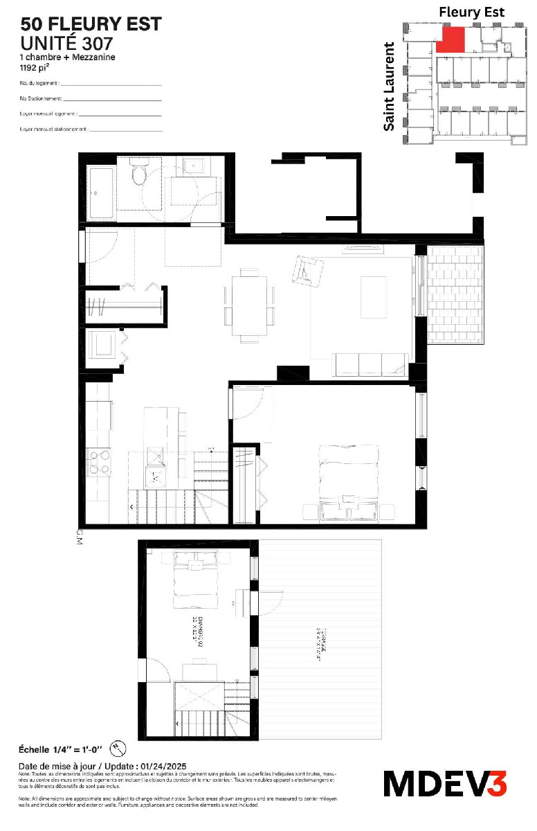 Brand-new and refined apartments in the heart of Ahuntsic